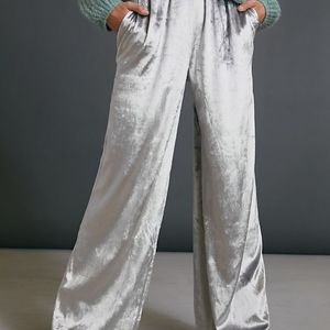 Maeve Anastacia Velvet Wide Leg Pant